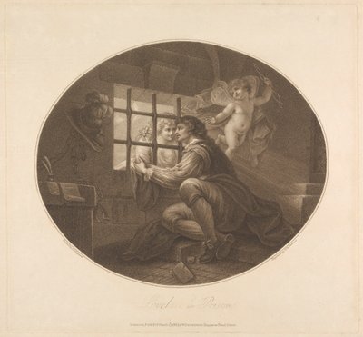 Lovelace i fängelset av Francesco Bartolozzi