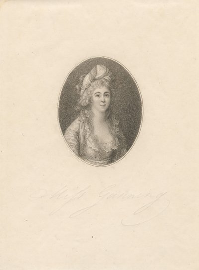 Miss Gunning av Francesco Bartolozzi