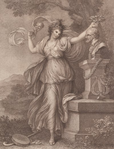 Mrs Abington som Thalia, 20 augusti 1783. av Francesco Bartolozzi