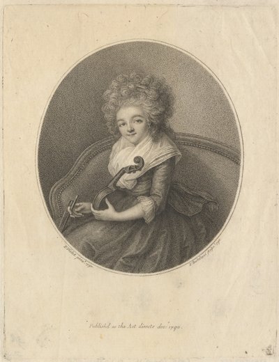 Fru Gautherot av Francesco Bartolozzi