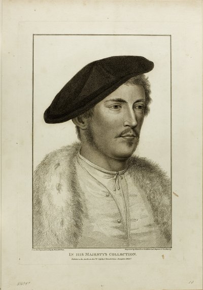 Porträtt av en ung man av Francesco Bartolozzi