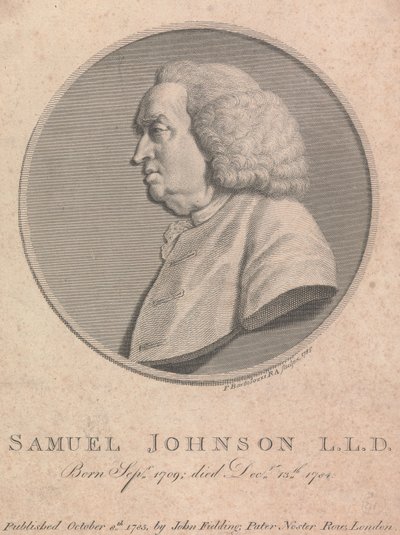 Samuel Johnson av Francesco Bartolozzi