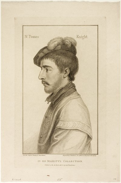 Sir Nicholas Poines av Francesco Bartolozzi