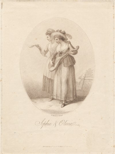 Sophia och Olivia av Francesco Bartolozzi