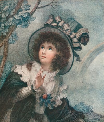 Våren, c1747-1815, 1919 av Francesco Bartolozzi