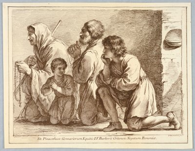 Familjen Cornaro av Francesco Bartolozzi
