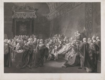 Chathams död av Francesco Bartolozzi