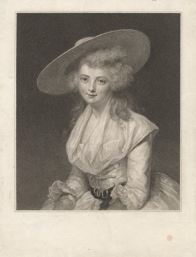 Hon. Miss Bingham av Francesco Bartolozzi