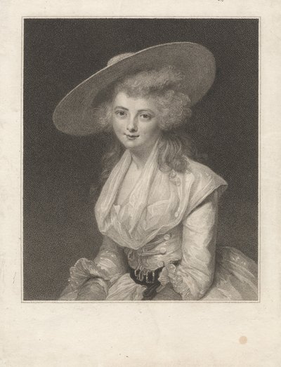 Hon. Miss Bingham av Francesco Bartolozzi