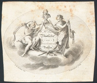Handelskort, William Wilson av Francesco Bartolozzi