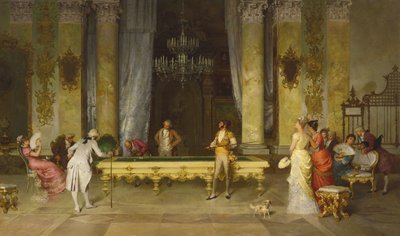 Spelet biljard av Francesco Beda