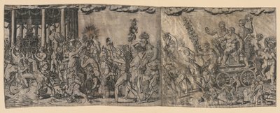 Bacchanalisk scen, sent 1500-tal-tidigt 1600-tal. av Francesco Bertelli
