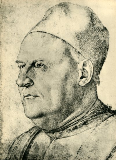 Porträtt av en venetiansk senator, 1487, 1943. av Francesco Bonsignori