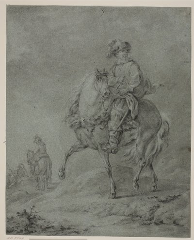 Ryttare i ett landskap av Francesco Casanova