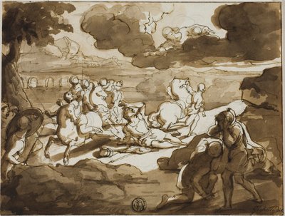 Paulus omvändelse av Francesco Coghetti