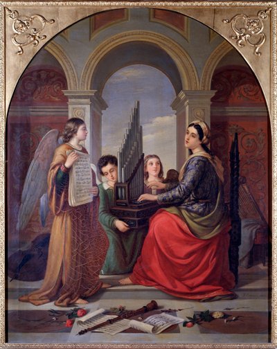 St Cecilia (målning av Francesco Cogorno