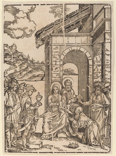 Tillbedjan av Magi av Francesco Denanto