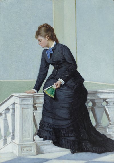Den svartsjuke, ca 1875-78 (olja på pannå) av Francesco Folli