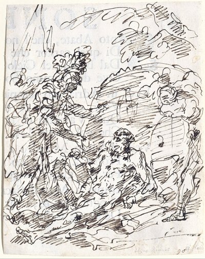 Alexander och Diogenes av Francesco Fontebasso