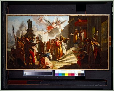Framställning av jungfrun av Francesco Fontebasso