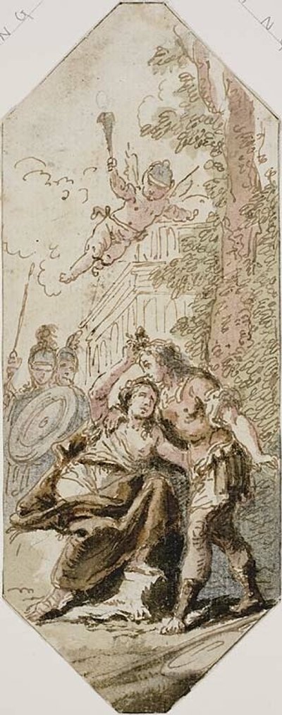 Rinaldo och Armida av Francesco Fontebasso