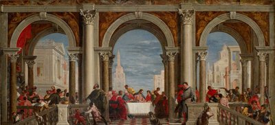 Festen i huset av Levi, 1720-1769 av Francesco Fontebasso
