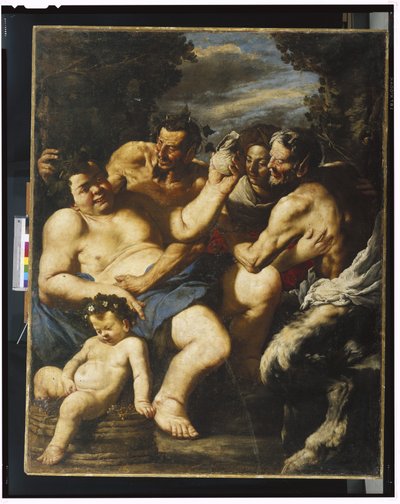 Drunken Silenus, c.1640 av Francesco Francanzano