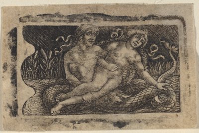 Triton och nymf av Francesco Francia or Peregrino da Cesena