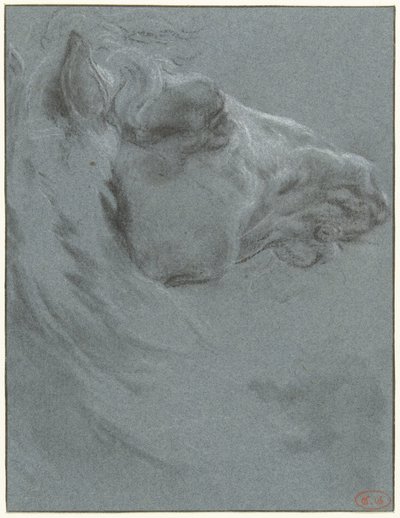Huvudet på en häst av Francesco Giuseppe Casanova