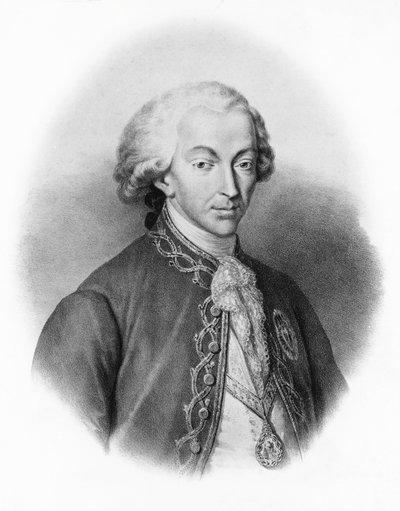 Porträtt av Carlo Emanuele IV av Savojen (1751-1819), kung av Sardinien av Francesco Gonin