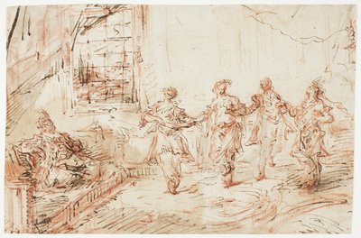 Harem Scene av Francesco Guardi