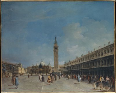 Piazza San Marco av Francesco Guardi