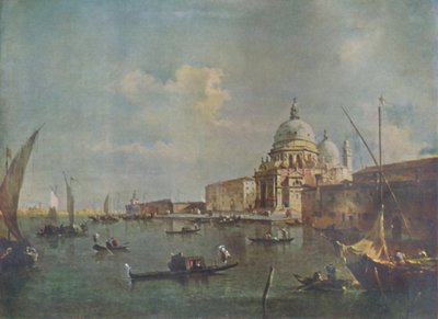 Santa Maria Della Salute, 1780-talet, 1925. av Francesco Guardi