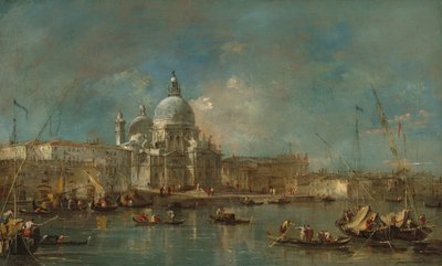Santa Maria della Salute, ca. 1770. av Francesco Guardi