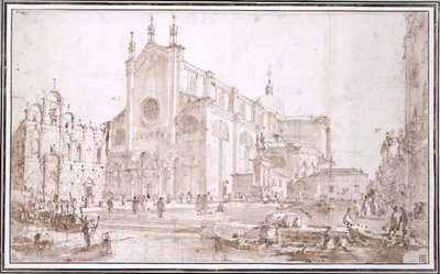 Helgonen Johannes och Paulus av Francesco Guardi