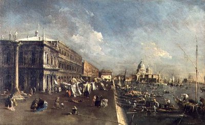 Molo, Venedig av Francesco Guardi