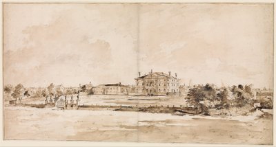 Villa Loredan nära Treviso av Francesco Guardi