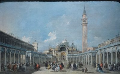 Kristi himmelsfärdshögtiden på Piazza San Marco, ca 1775 (olja på duk) av Francesco Guardi