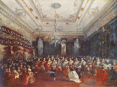 Venetiansk galakonsert av Francesco Guardi