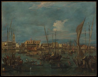 Venedig från Bacino di San Marco av Francesco Guardi