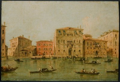 "Utsikt över Palazzo Loredan dell