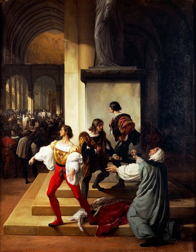 Lampugnanis konspiration, av Francesco Hayez (1791-1882) av Francesco Hayez