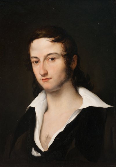 Porträtt av Carlo Della Bianca, 1823. av Francesco Hayez