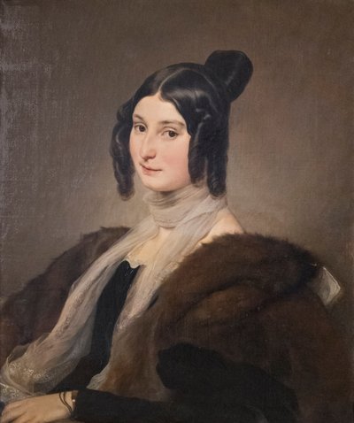 Porträtt av Clara Maffei av Francesco Hayez