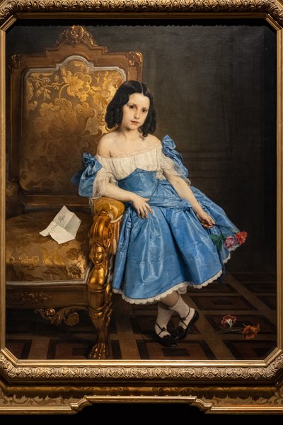 Porträtt av grevinnan Luigia Negroni Prati Morosini av Francesco Hayez
