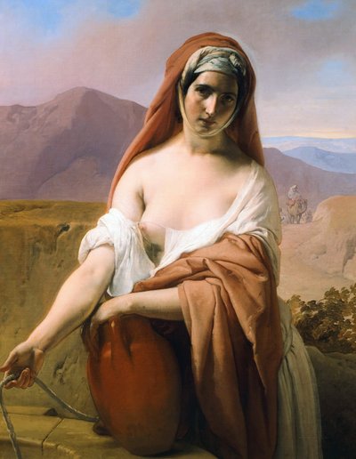 Rebecca vid brunnen, 1848. av Francesco Hayez
