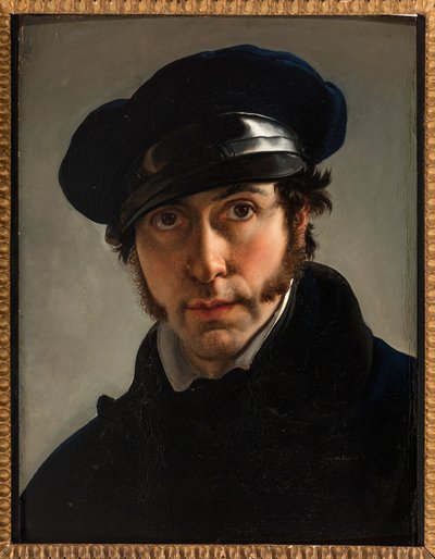Självporträtt av Hayez, Francesco (1791-1882). Olja på duk, ca. 1822. Privat samling av Francesco Hayez