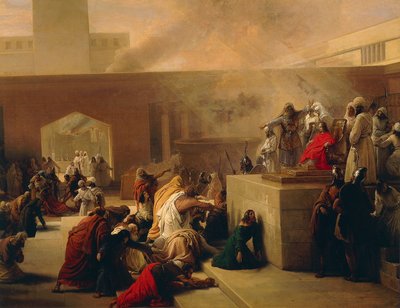 Joashs kröning, av Francesco Hayez av Francesco Hayez