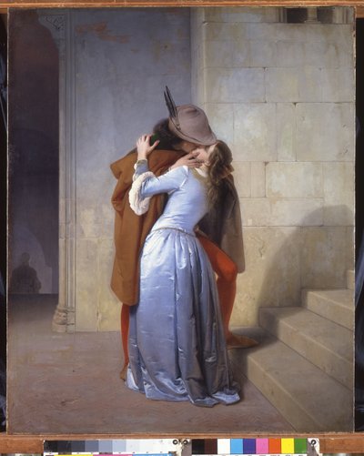 Kyssen, 1859 av Francesco Hayez