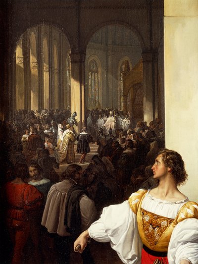 Lampugnanis konspiration av Francesco Hayez